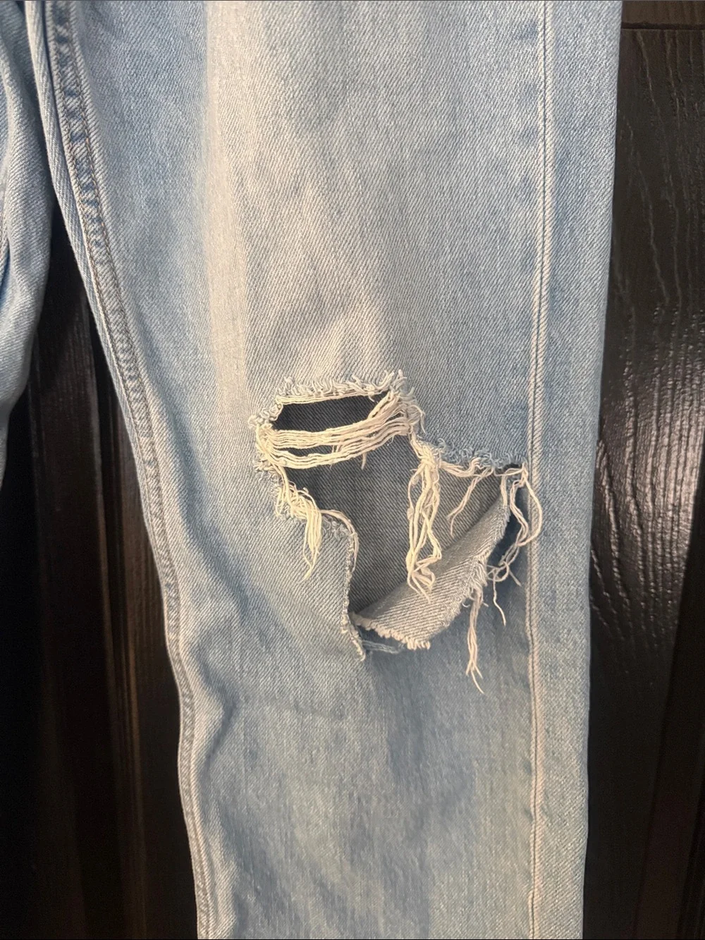 Kids Light Wash Distressed Jeans